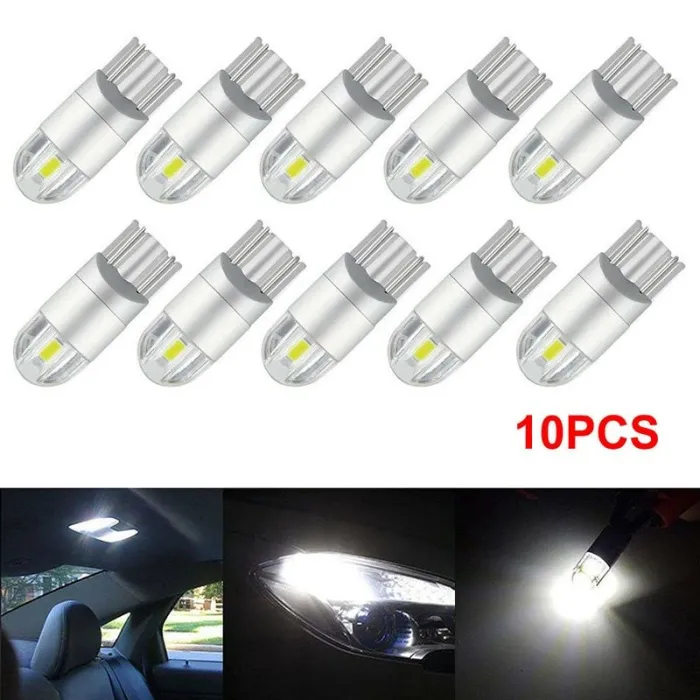 T10 - 3030 - 2SMD - 12V - LED - Autolampe - weiß - 10 Stück