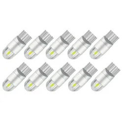 T10 - 3030 - 2SMD - 12V - LED - car light bulb - white - 10 piecesT10