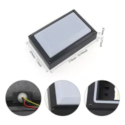 Moderne LED-Außenleuchte - Wandmontage - mit Bewegungssensor - IP65 wasserdicht - 24W