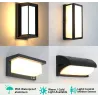 Moderne LED-Außenleuchte - Wandmontage - mit Bewegungssensor - IP65 wasserdicht - 24W