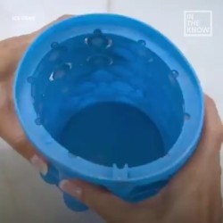 Eiskugelbereiter aus Silikon – Eimer – Flaschenkühler – mit Deckel