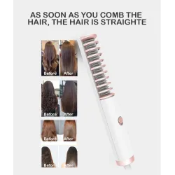 Mini hair straightener - beard combHair straighteners