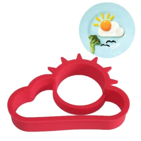 Eierform aus Silikon - Sonne / Wolke