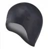 Silicone swimming cap - ears / long hair protection - waterproof - unisexSwimming