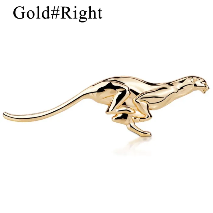Metal leopard - emblem - car stickerStickers