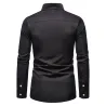 Asymmetrisches Langarmshirt - dekorative goldene Stickerei