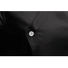 Asymmetrisches Langarmshirt - dekorative goldene Stickerei