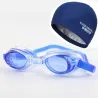 Waterproof swimming hat - goggles - setSwimming