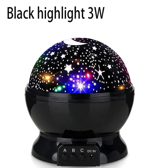 LED night lamp - starry sky projector - rotatable - 3WLights & lighting