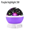 LED night lamp - starry sky projector - rotatable - 3WLights & lighting