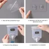 Öl-/Flüssigkeits-/Essigspender - transparenter Behälter mit Deckel - Wandmontage