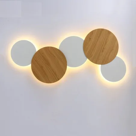 Moderner nordischer Stil - LED-Licht - runde Wandleuchte