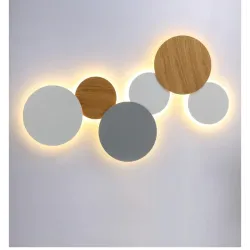 Modern Nordic style - LED light - round wall lampWall lights