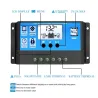 Auto solar panel charge controller - PWM controller - LCD display - dual USB - 12V - 24VSolar panel controllers