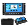 Auto-Solarpanel-Laderegler – PWM-Controller – LCD-Display – Dual-USB – 12 V – 24 V