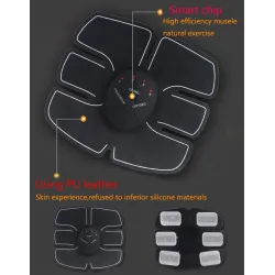 Muskelstimulator – kabelloses Massagegerät – Schlankheitsgürtel – Bauch-/Arm-/Oberschenkeltrainer
