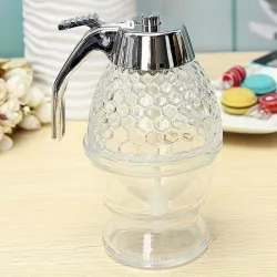 Honigspender - transparentes Glas