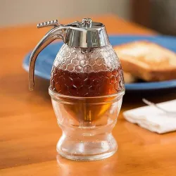 Honigspender - transparentes Glas