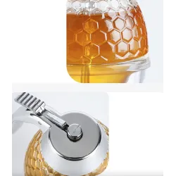 Honigspender - transparentes Glas
