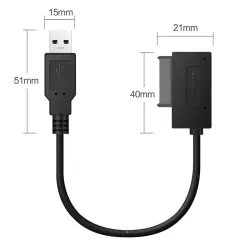 USB 2.0 auf Mini-Sata II – 13-poliger Adapter – Kabel