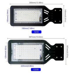 LED-Straßenlaterne - wasserdicht - 50W - 100W