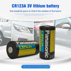 Panasonic - Lithiumbatterie - CR123A - 1400 mAh - 3V - 10 Stück