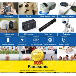 Panasonic - Lithiumbatterie - CR123A - 1400 mAh - 3V - 10 Stück