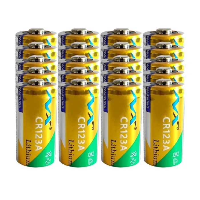 Original-Lithiumbatterie - CR123A - 1600 mAh - 20 Stück