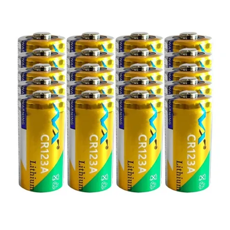 Original lithium battery - CR123A - 1600 mAh - 20 piecesBattery