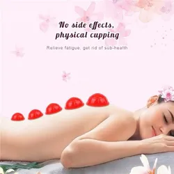Saugnäpfe aus Silikon - Schröpfen / Massage / Anti-Cellulite-Therapie - 12 Stück