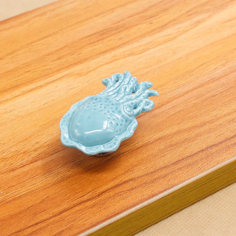 Keramik-Möbelgriffe - Knöpfe - Oktopusform
