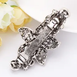 Blue crystal flower - elegant hair pinHair clips