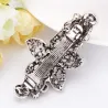 Blue crystal flower - elegant hair pinHair clips