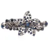 Blue crystal flower - elegant hair pinHair clips