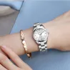 CHRONOS - Luxus-Quarzuhr aus Silber - Edelstahl