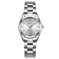 CHRONOS - Luxus-Quarzuhr aus Silber - Edelstahl