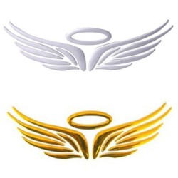 3D car sticker - angel wingsStickers