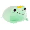 Frosch mit Krone - Plüschtier / Kissen