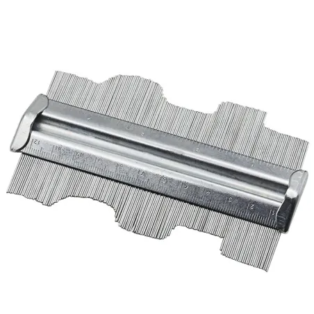 Profi-Konturprofillehre – Schablone – Fliesen-/Laminatmetallwerkzeug – 125 mm