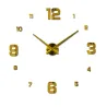 3D-Wanduhr - Acryl-DIY-Aufkleber - Spiegeleffekt
