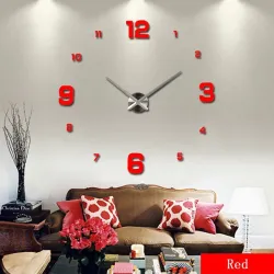 3D-Wanduhr - Acryl-DIY-Aufkleber - Spiegeleffekt