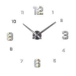 3D-Wanduhr - Acryl-DIY-Aufkleber - Spiegeleffekt