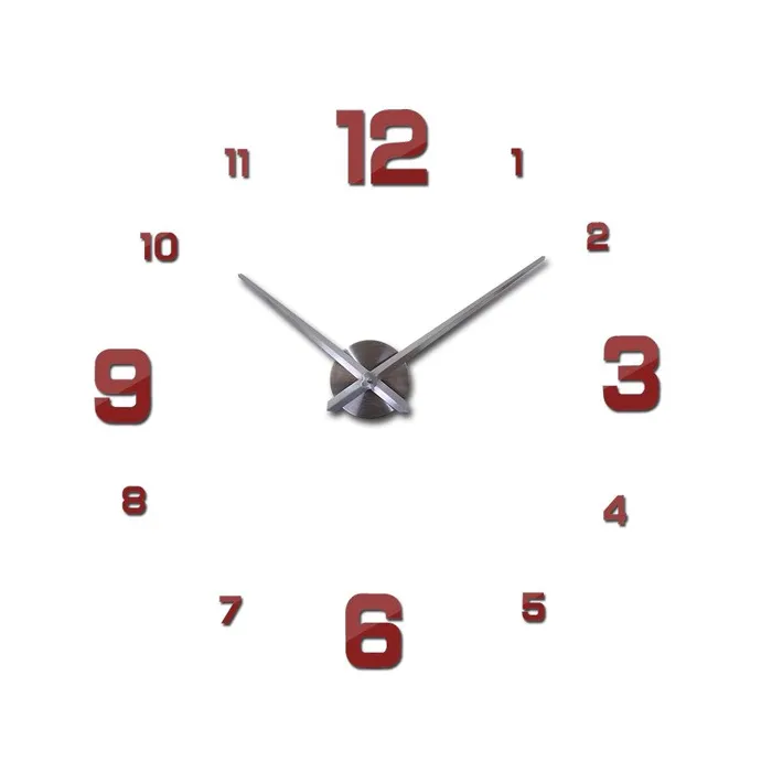 3D-Wanduhr - Acryl-DIY-Aufkleber - Spiegeleffekt