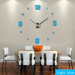 3D-Wanduhr - Acryl-DIY-Aufkleber - Spiegeleffekt