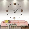 3D-Wanduhr - Acryl-DIY-Aufkleber - Spiegeleffekt