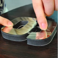 3D-Wanduhr - Acryl-DIY-Aufkleber - Spiegeleffekt