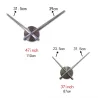 3D-Wanduhr - Acryl-DIY-Aufkleber - Spiegeleffekt