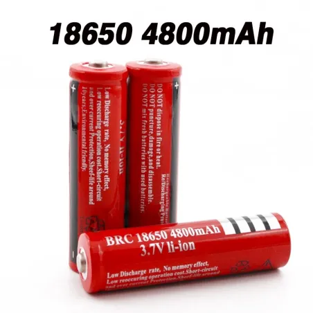 18650 Li-on-Akku - wiederaufladbar - 3,7 V - 4800 mAh