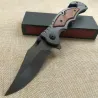 Folding pocket knife - black steel blade - rosewood handleKnives & Multitools
