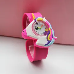 Silikon-Quarzuhr - Armband - Einhorn / Bär / Dinosaurier / Tiger